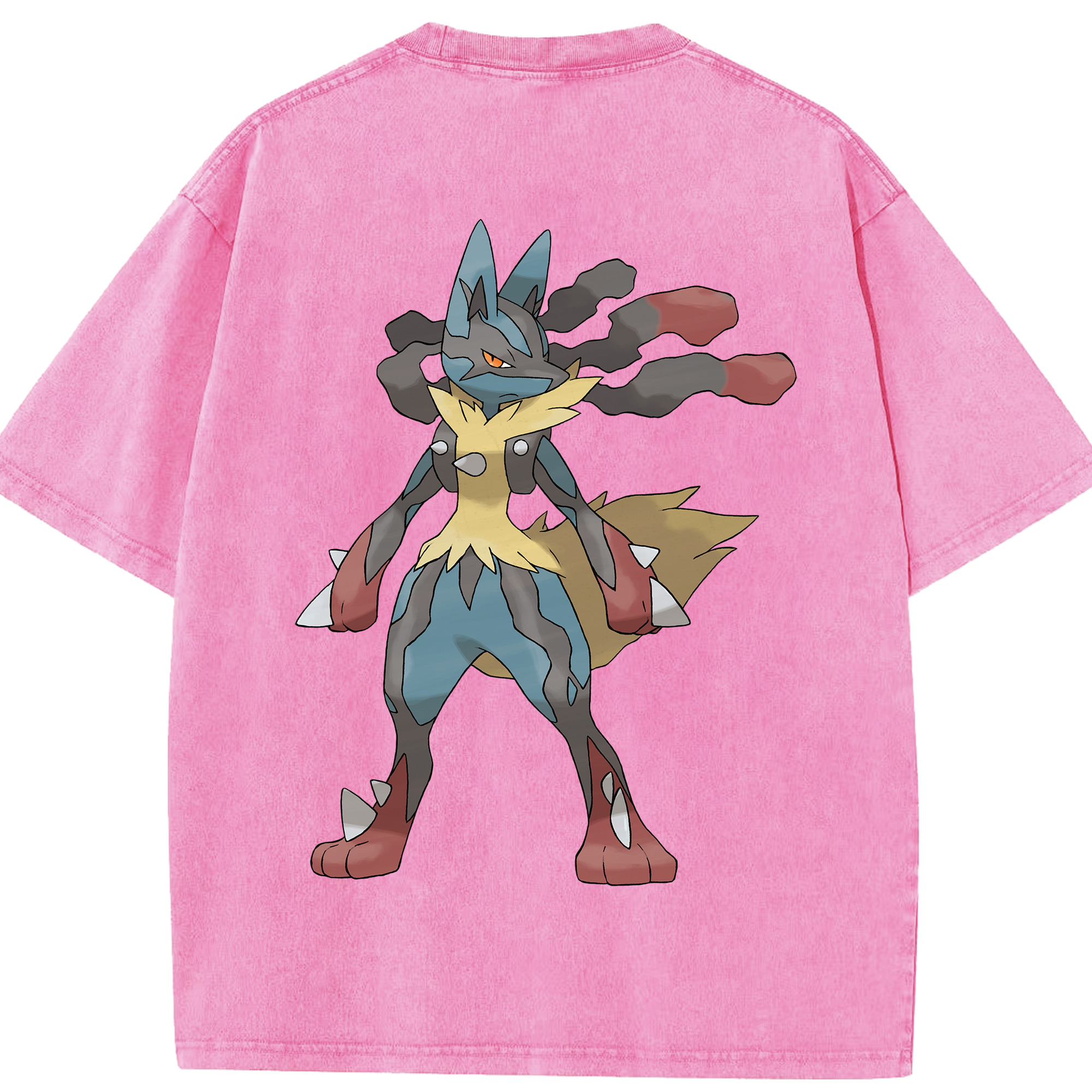 （画像用） ポケットモンスター Pokémon 綿100% ヴィンテージ風 半袖Tシャツ（背面プリント）